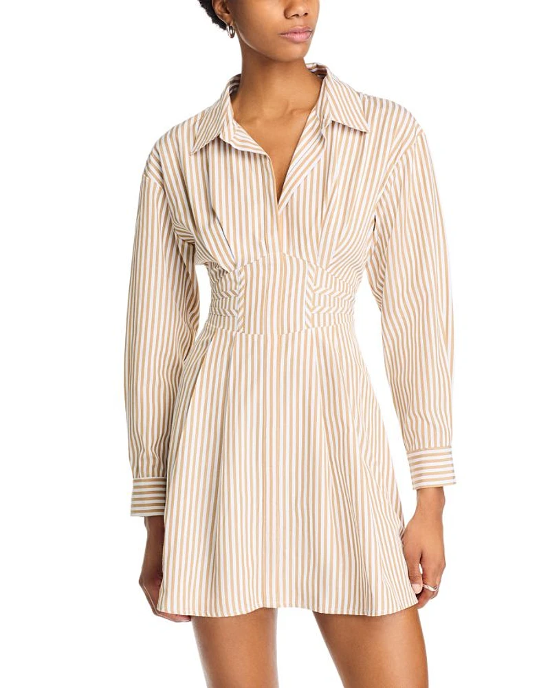 Aria Striped Mini Dress