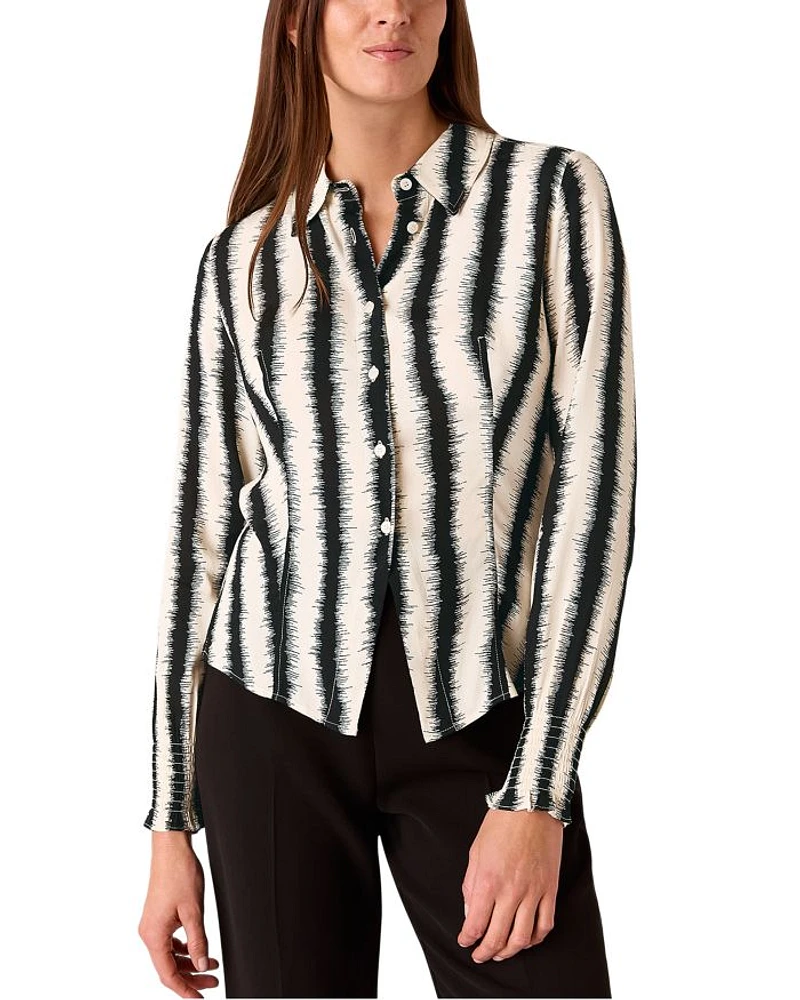 Hazy Stripe Fitted Shirt