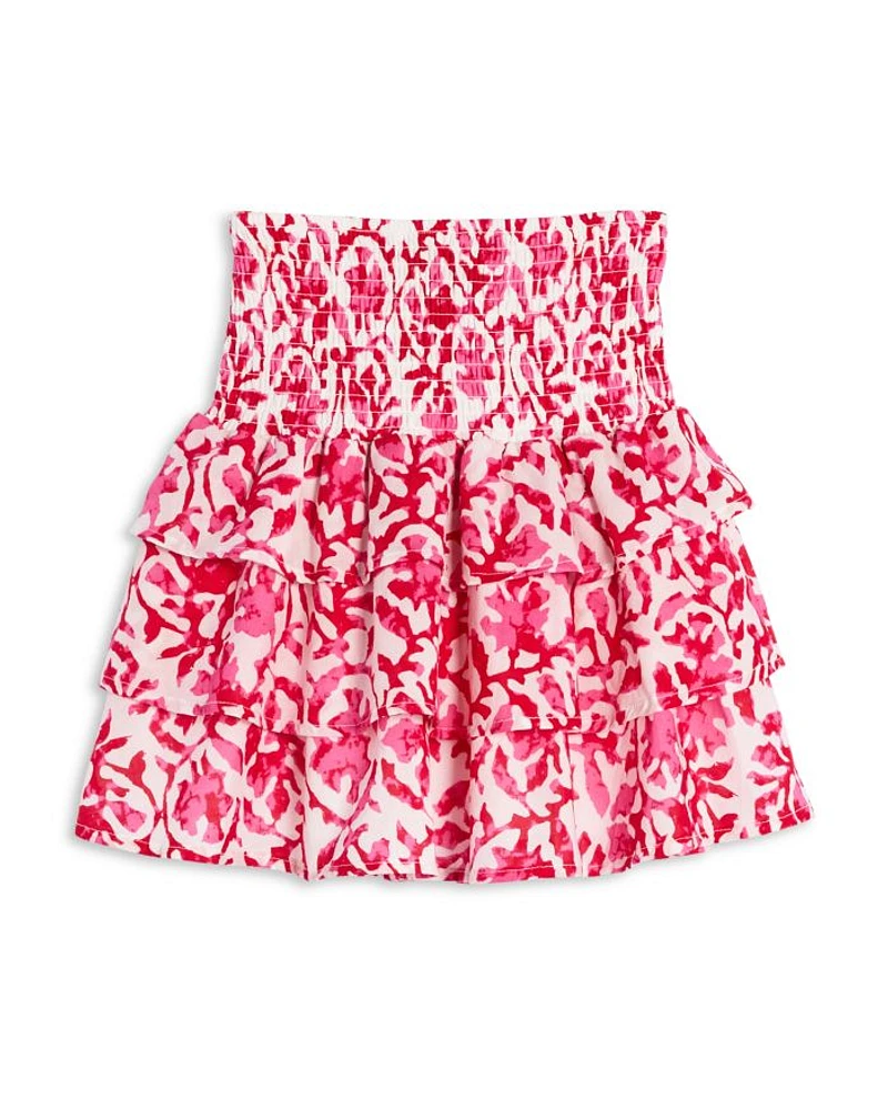 Girls' Tiered Floral Skirt, Little Kid, Big Kid - Exclusive