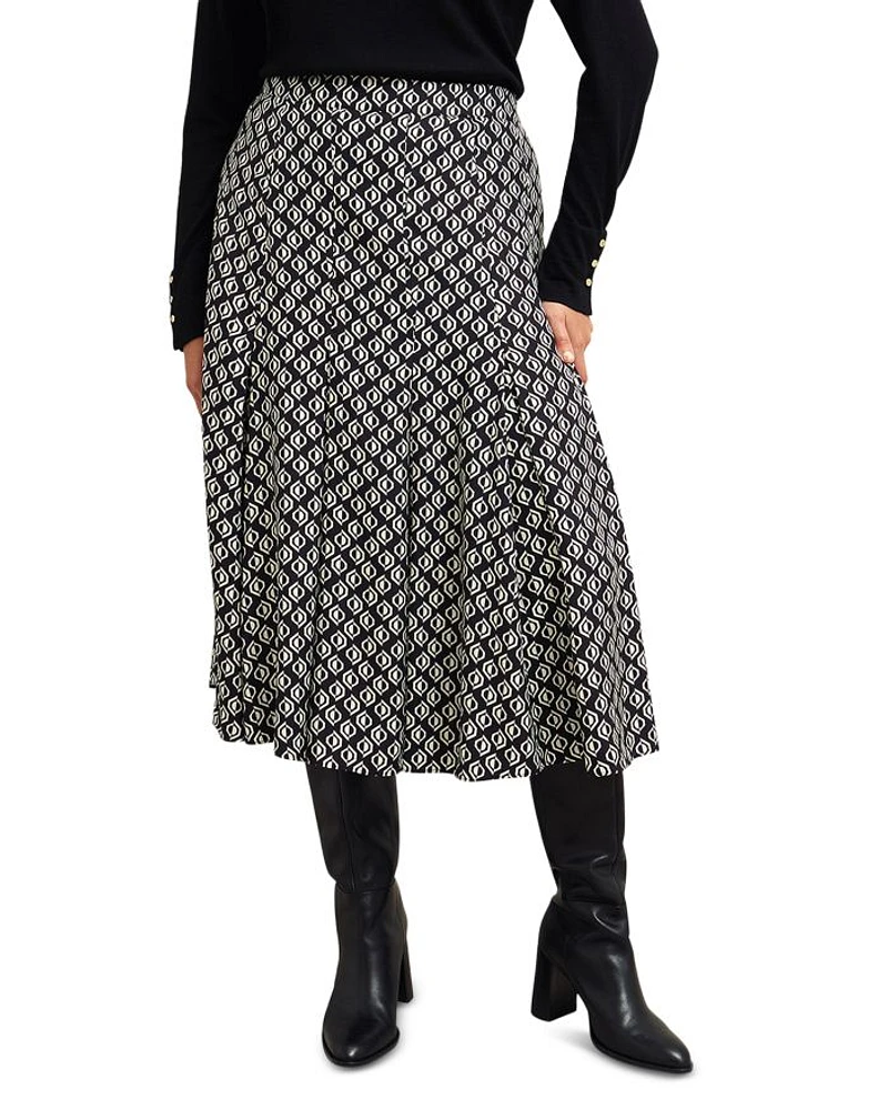 Roxanne Geometric Print Skirt