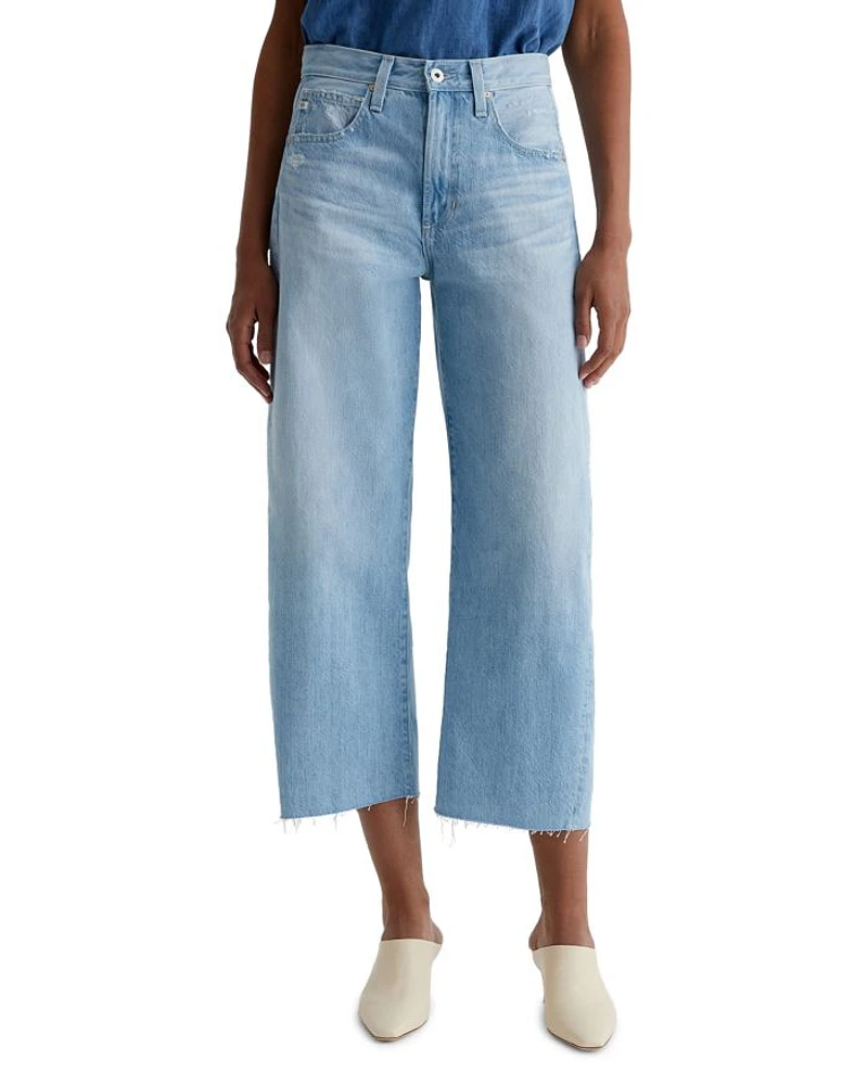 Hattie Crop High Rise Barrel Leg Jeans Sunrise