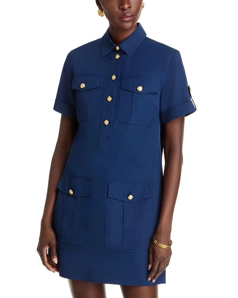 Lucca Poplin Shirt Dress