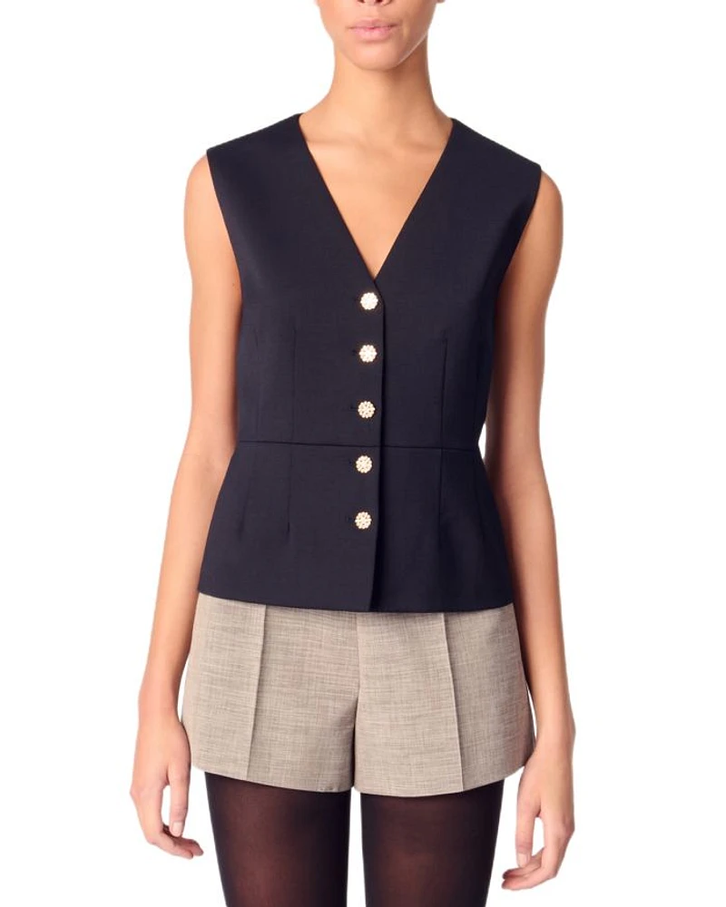Wool Blend Vest