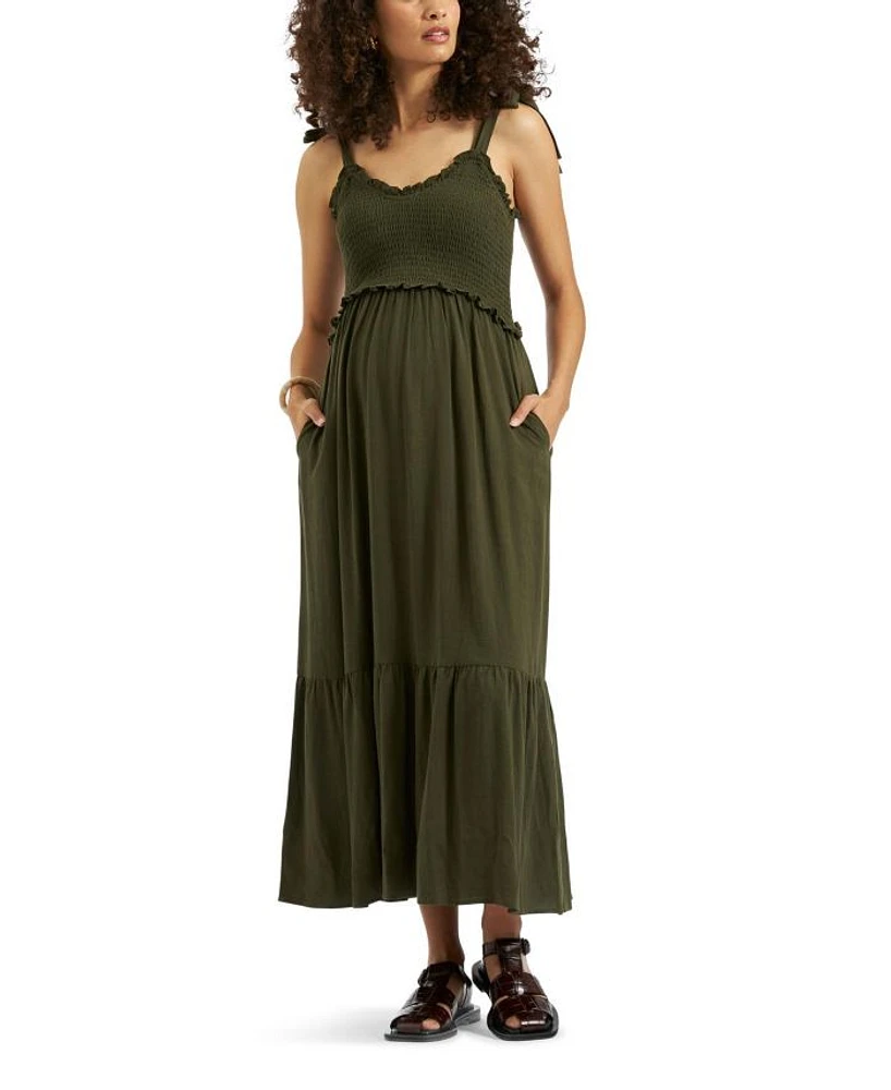 Brandi Shirred Dress