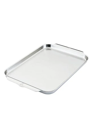 OvenBond® 13" x 18" Tri-Ply Clad Stainless Steel Half Sheet Pan