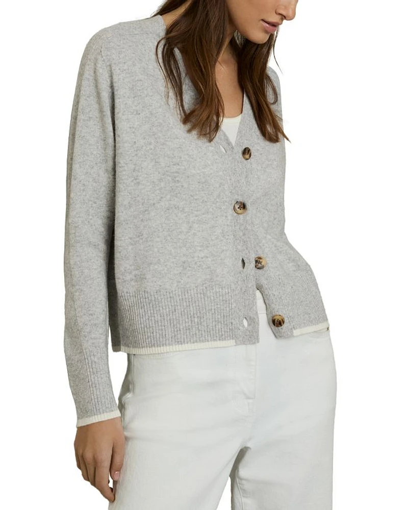 V Neck Cardigan Sweater