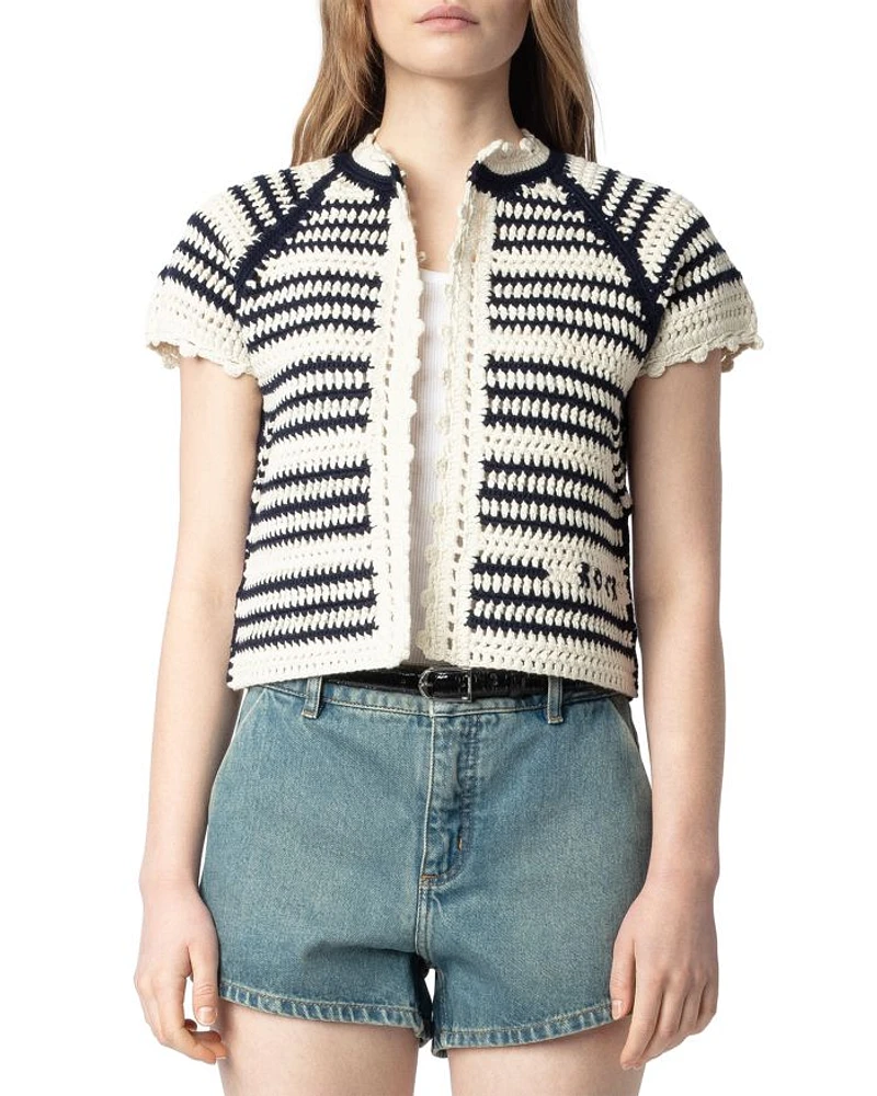 Zelie Striped Cardigan