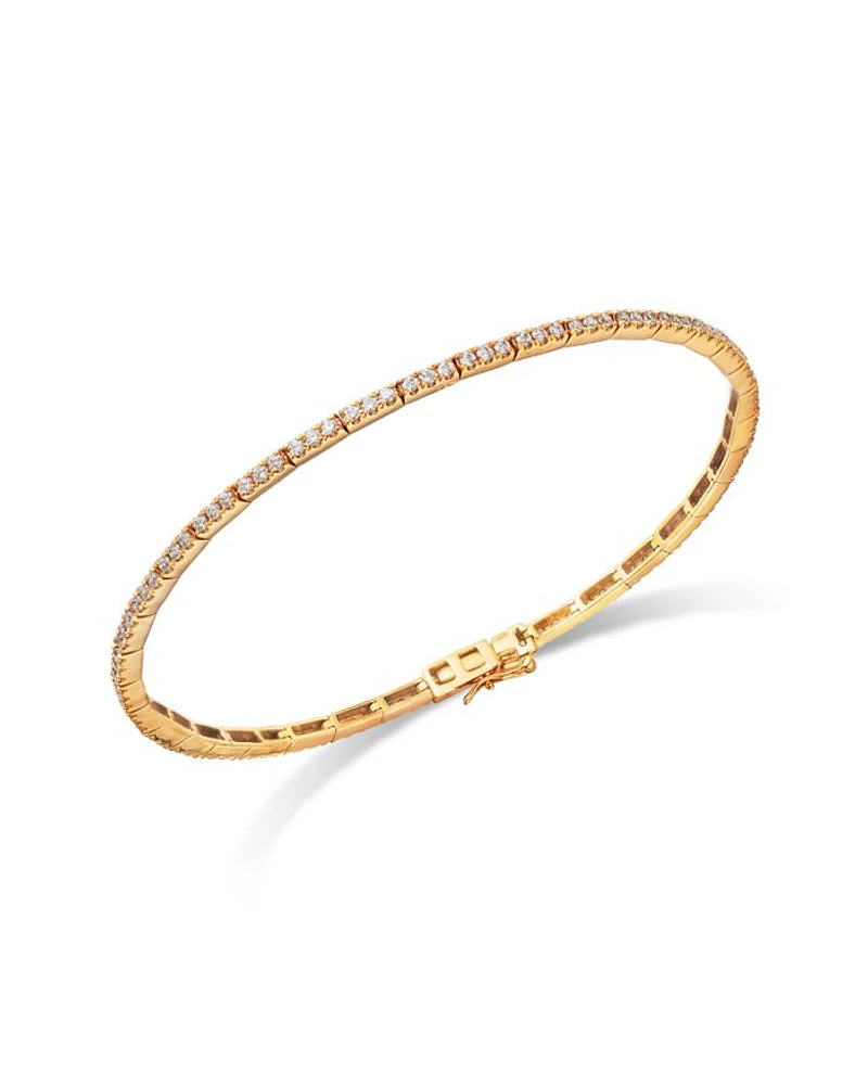 Diamond Tennis Bracelet in 14K White Gold