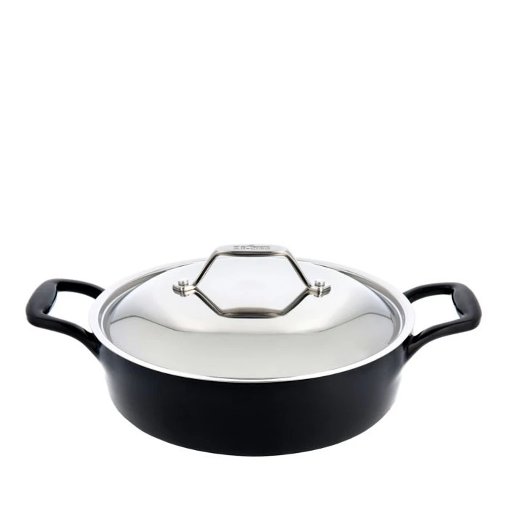 Enameled Cast Iron 4 Qt. Braiser with Lid