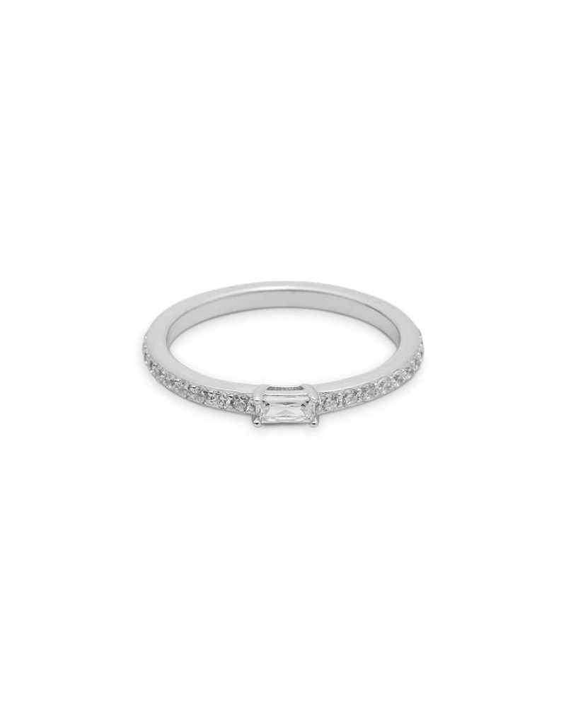 Cubic Zirconia Stack Ring