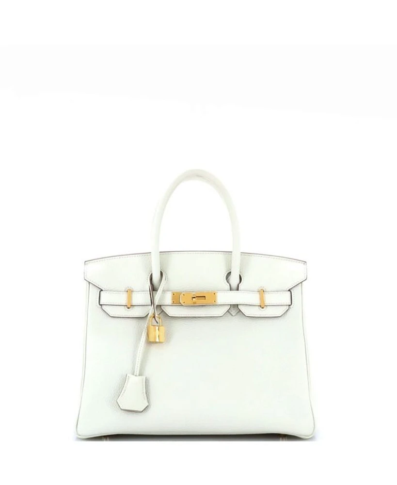 Birkin 30 Handbag Light Togo with Gold Hardware