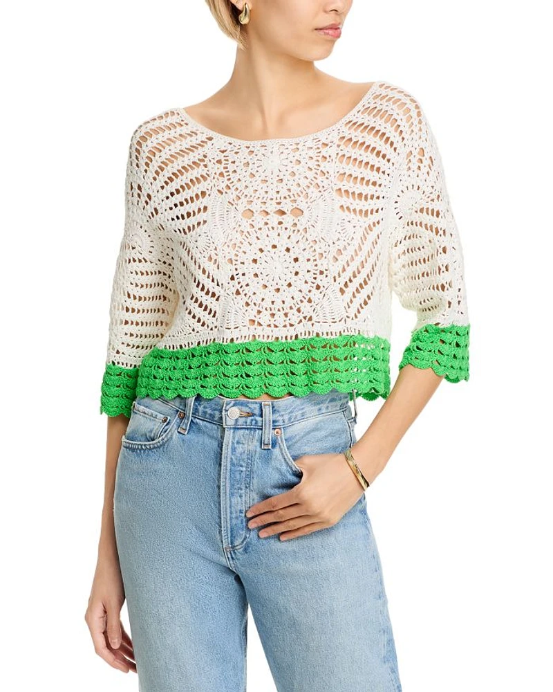 Kristina Crochet Top