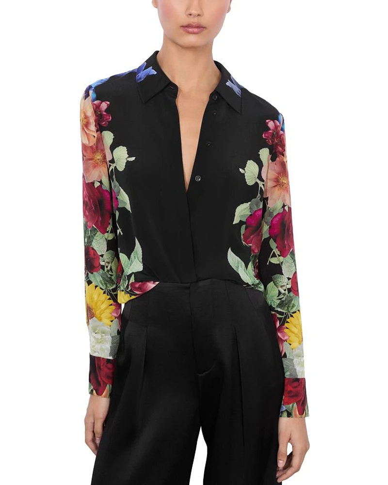 Brady Button Front Blouse