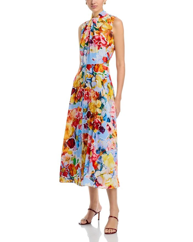 The Raquel Silk-Blend Dress