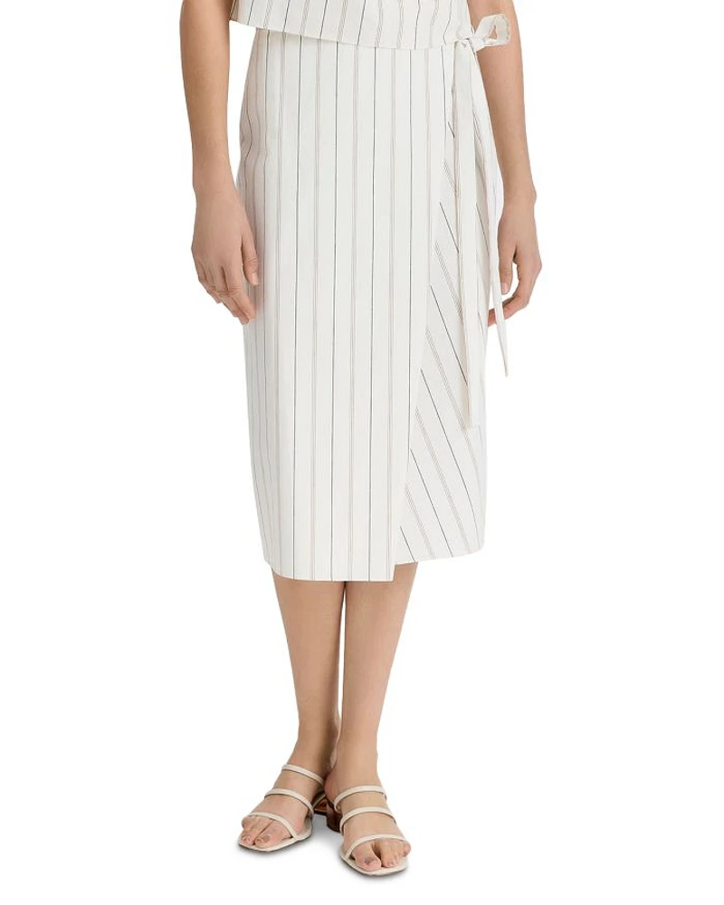 Seedling Striped Wrap Skirt