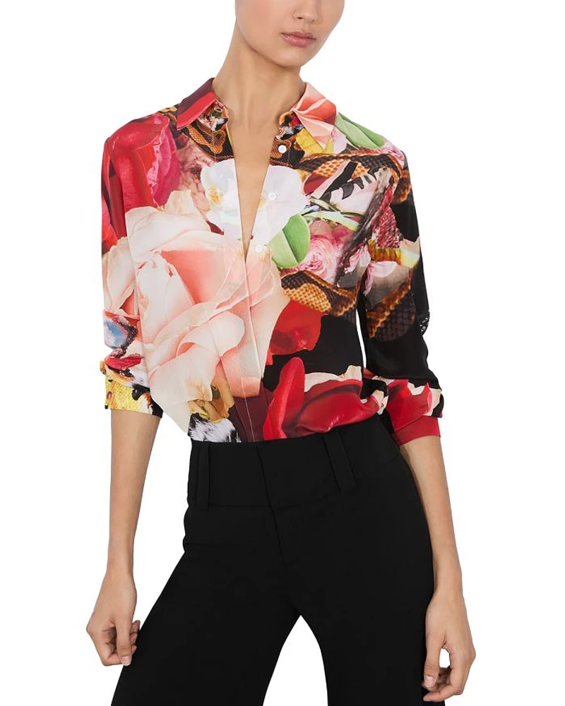 Willa Floral Silk Top