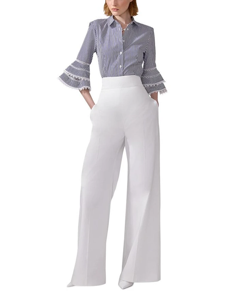 Tiered Ruffled Sleeve Blouse