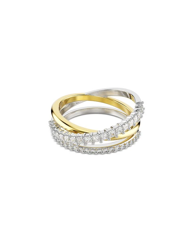 Hyperbola Crystal Multi Row Ring
