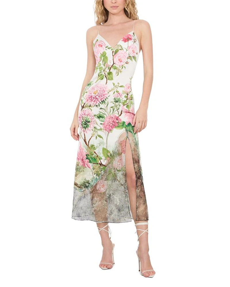 Julietta Cutaway Lace Trim Dress