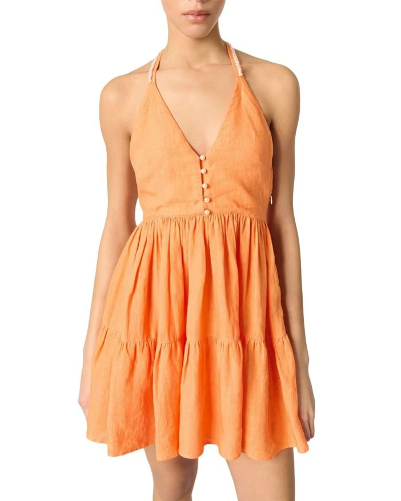 Short Linen Dress