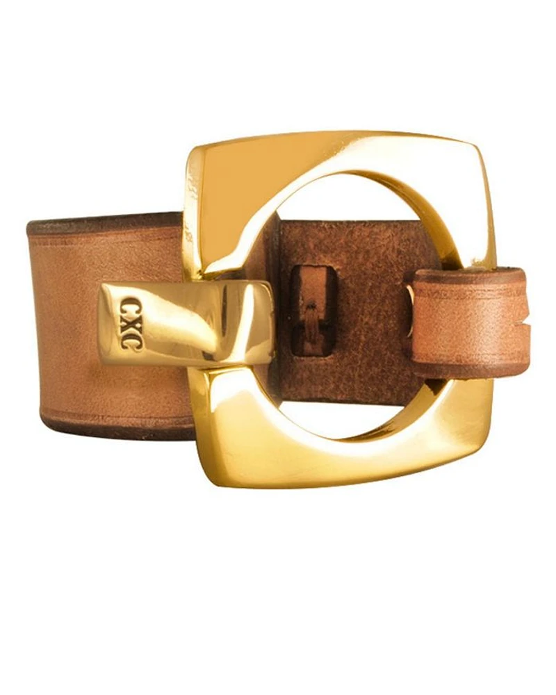 Aldaba Leather Bracelet
