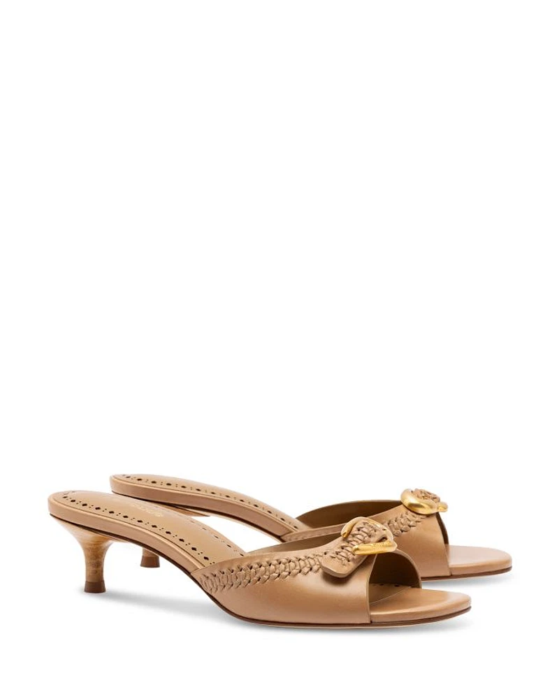 Women's Verona Kitten Heel Mule Sandals