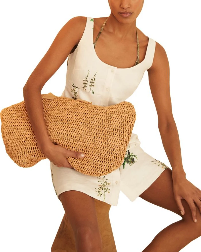NYBG Dorethea Linen Floral Dress