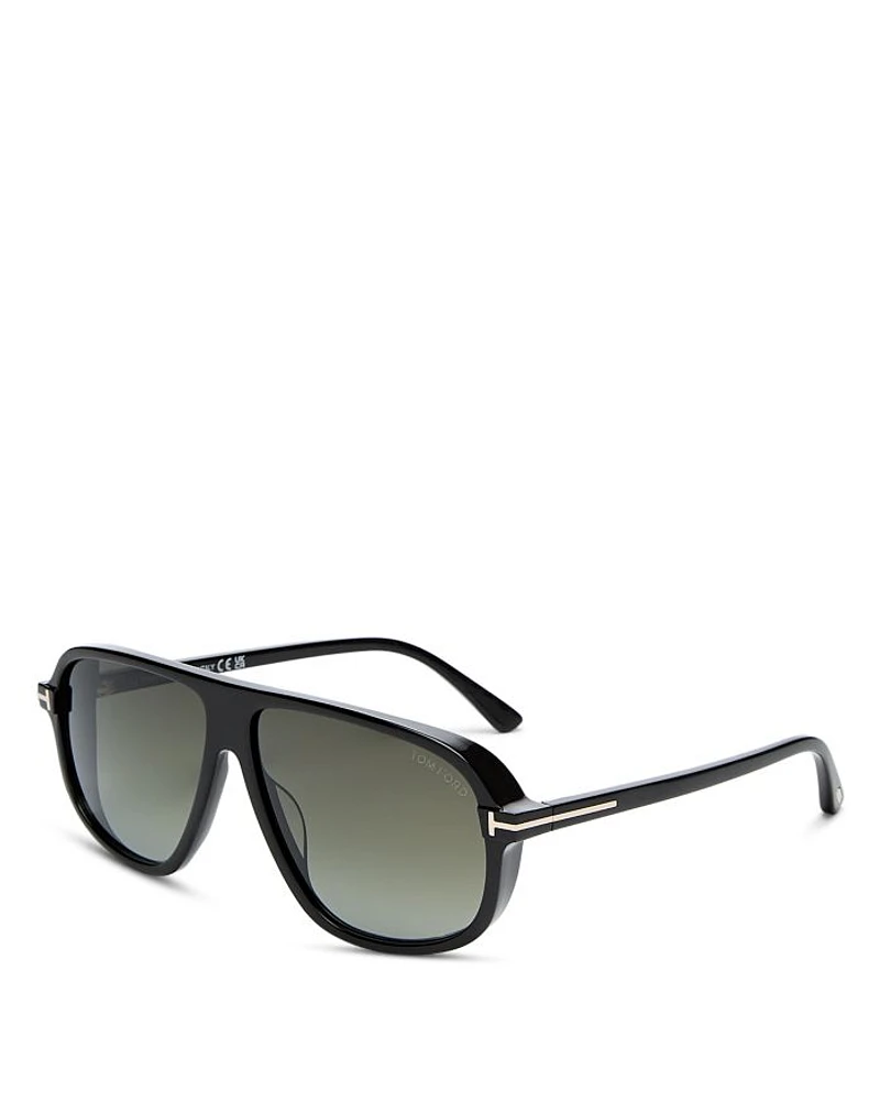 Guillaume Pilot Sunglasses, 61mm