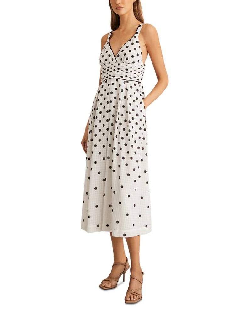 Dottie Polka Dot Midi Dress