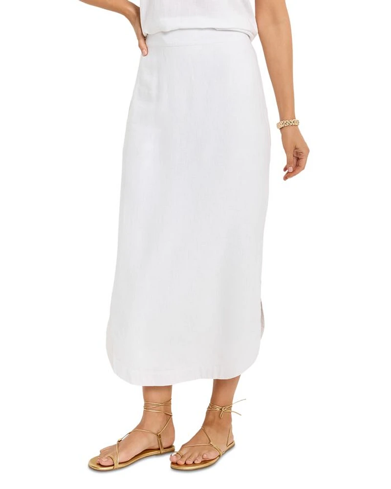 Rumba Linen Dip Skirt