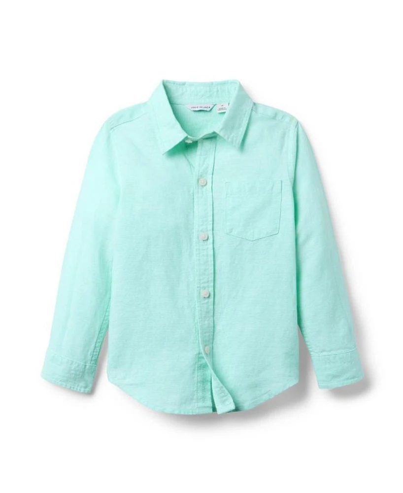 Unisex the Linen-Cotton Shirt