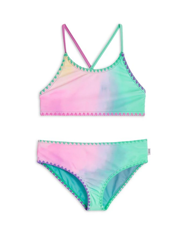 Girls' Gradient Two Piece Swimsuit - Big Kid