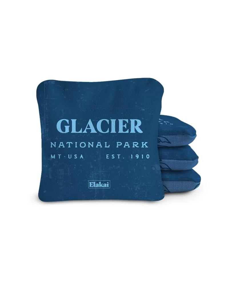 6x6 Glacier National Park Durasuede + Turbo Polyglide Pilot Versacraft Cornhole Bags