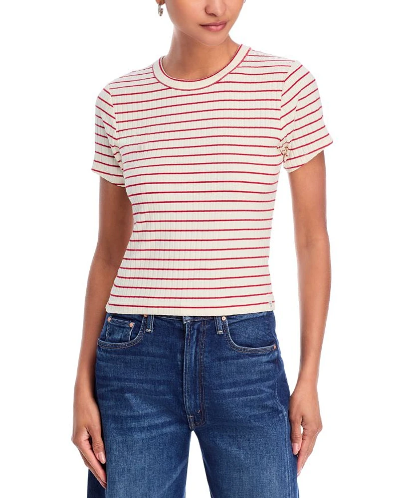 Luca Striped Ribbed Baby Tee