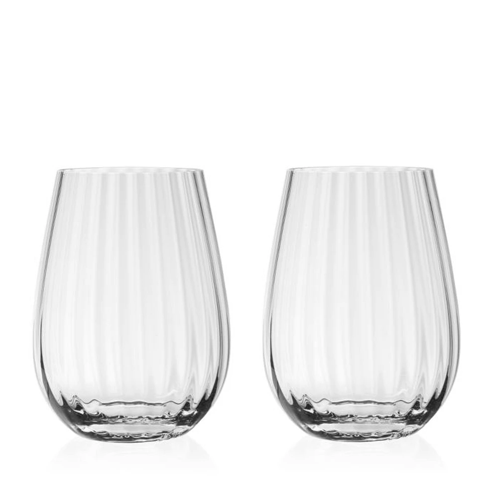 American Bar Corinne Large Wine Tumblers, Set of 2