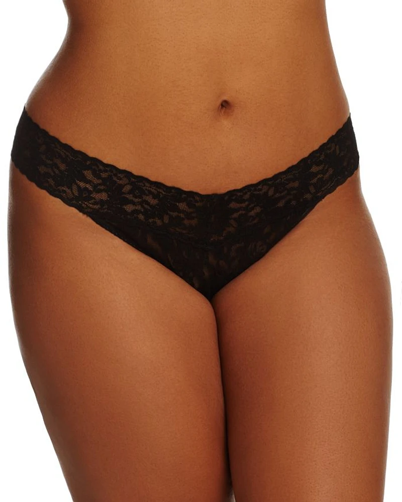 Plus Signature Lace Original Rise Thong
