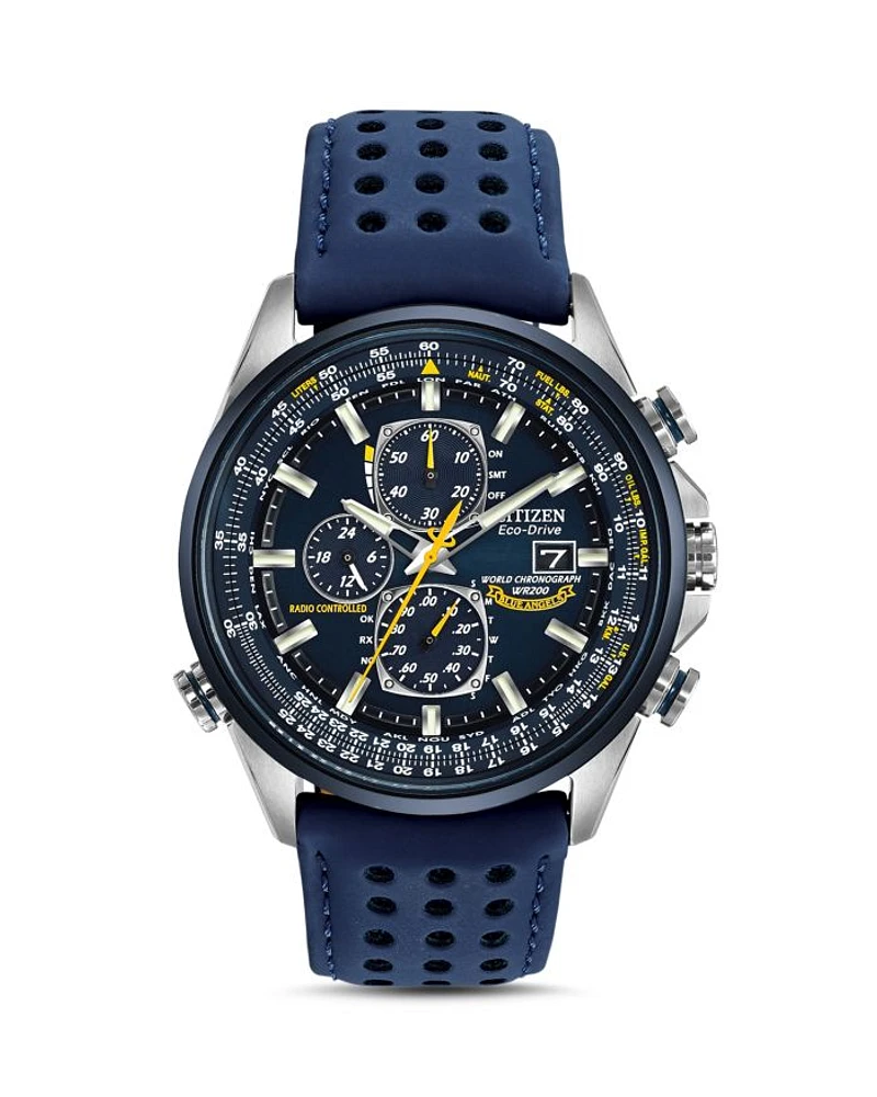 Blue Angels World Chrono A-T Watch, 43mm