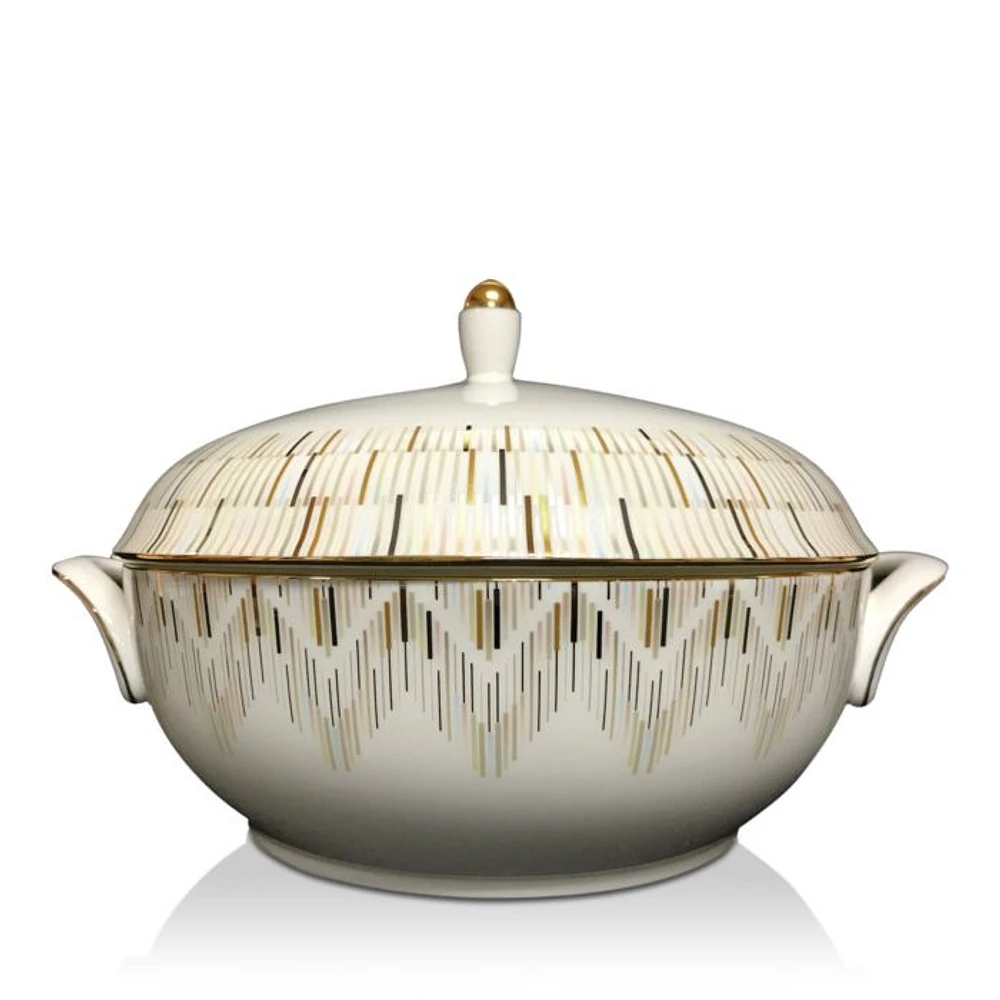 Luminous Covered Vegetable Bowl/Soup Tureen