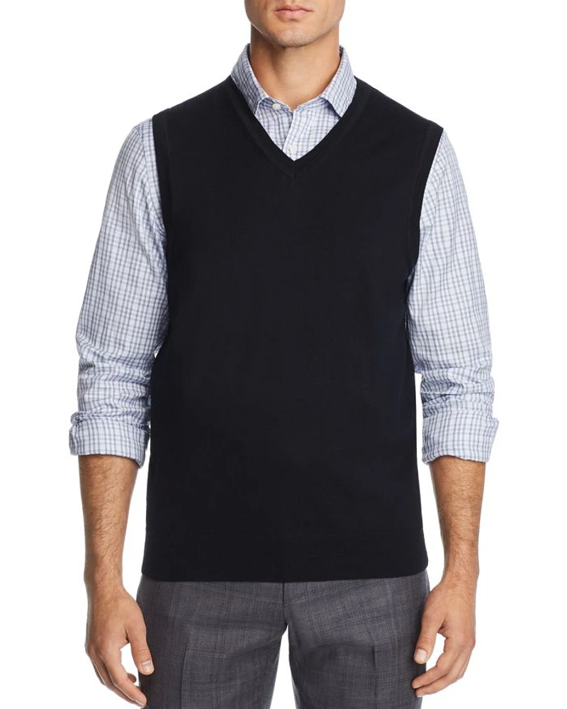 V-Neck Merino Wool Vest - Exclusive