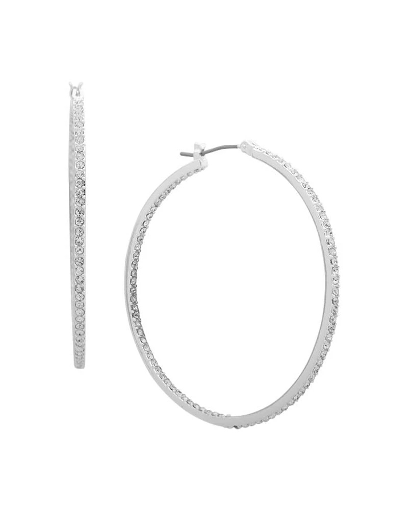 Pavé Inside-Out Hoop Earrings