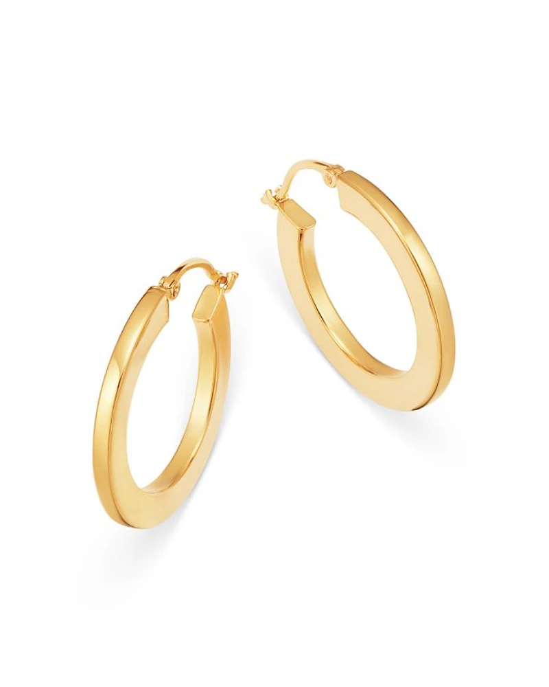 Hoop Earrings in 14K Yellow Gold - Exclusive