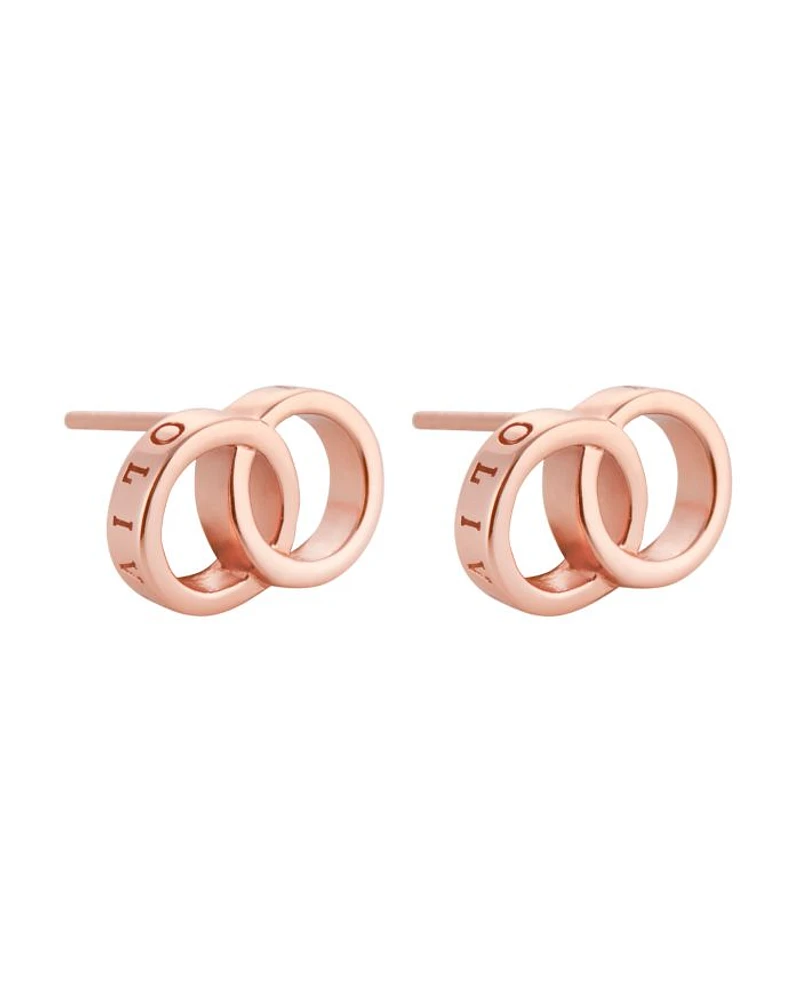 The Classics Interlink Earrings in Sterling Silver, Gold-Plated Sterling Silver or Rose Gold-Plated Sterling Silver