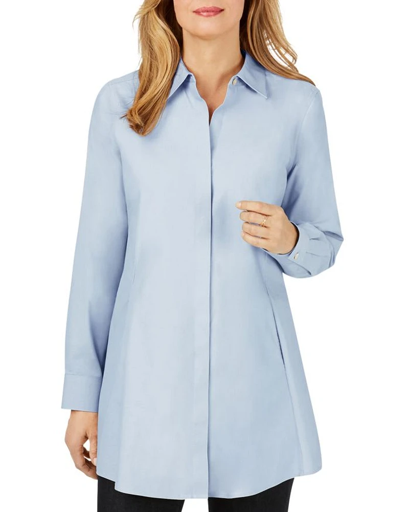 Cici Cotton Non-Iron Tunic Shirt