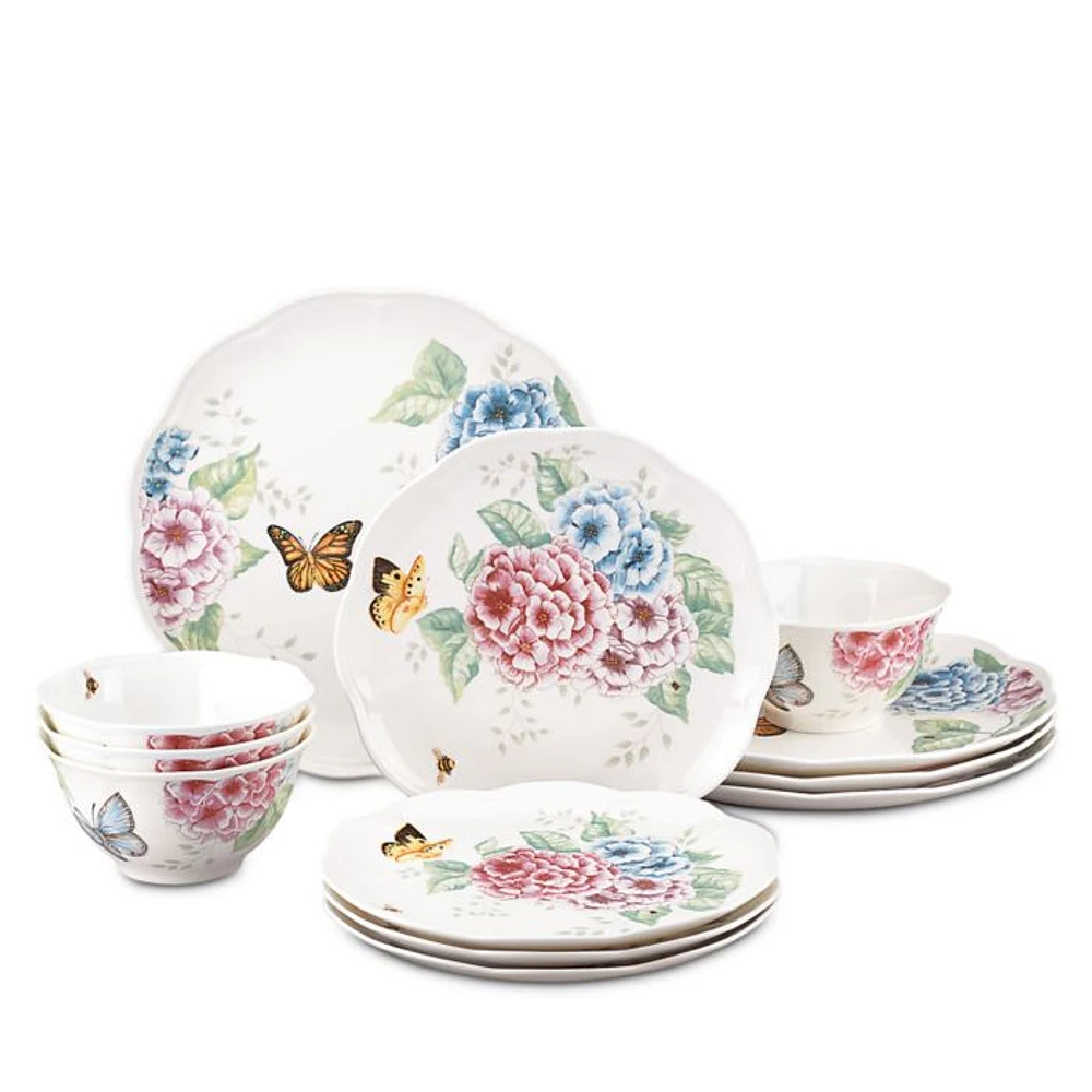 Butterfly Meadow 12 Piece Dinnerware Set