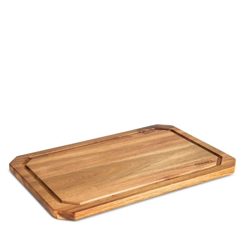 Acacia Wood Carving Board with Juice Groove