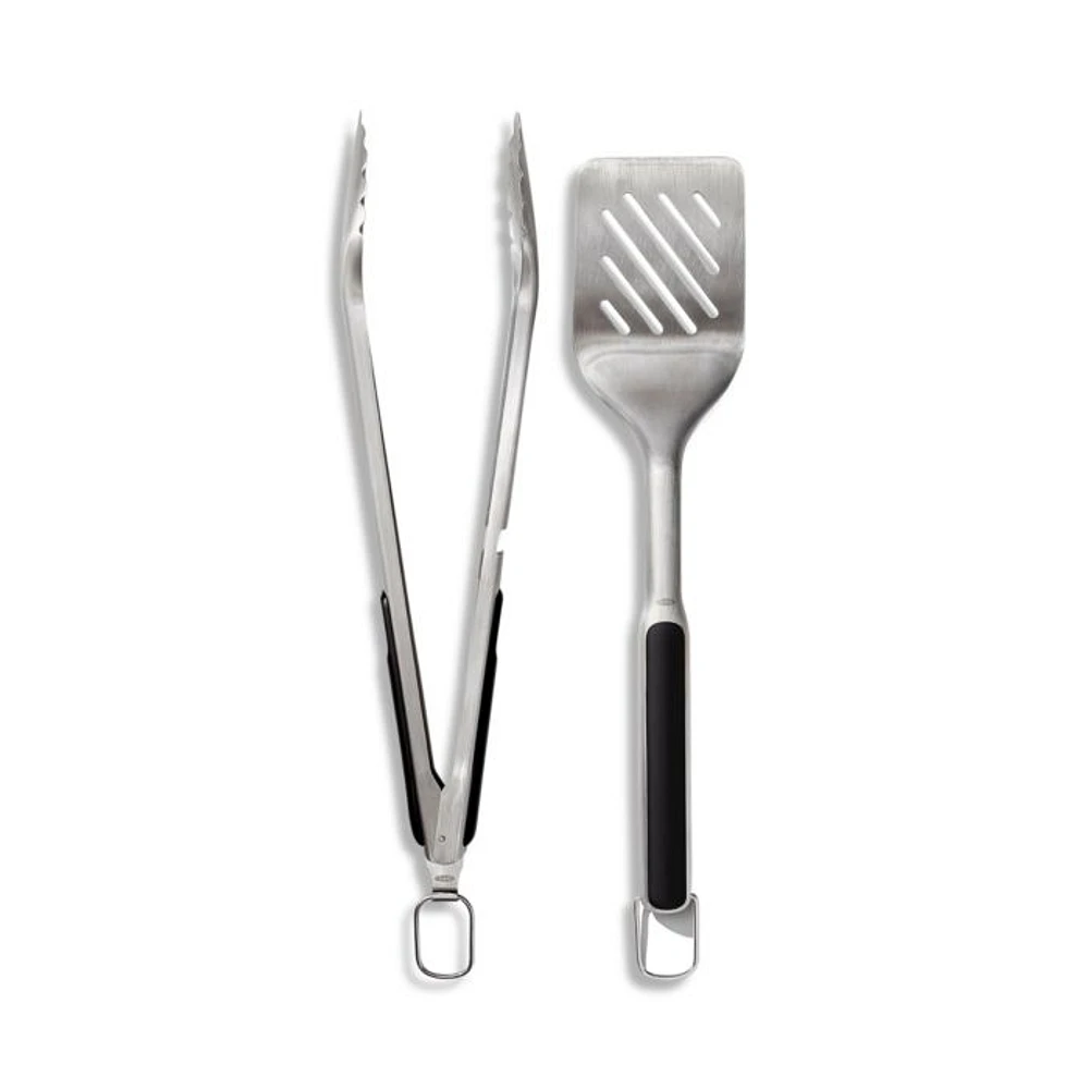 Good Grips Grilling Turner and Tongs Set