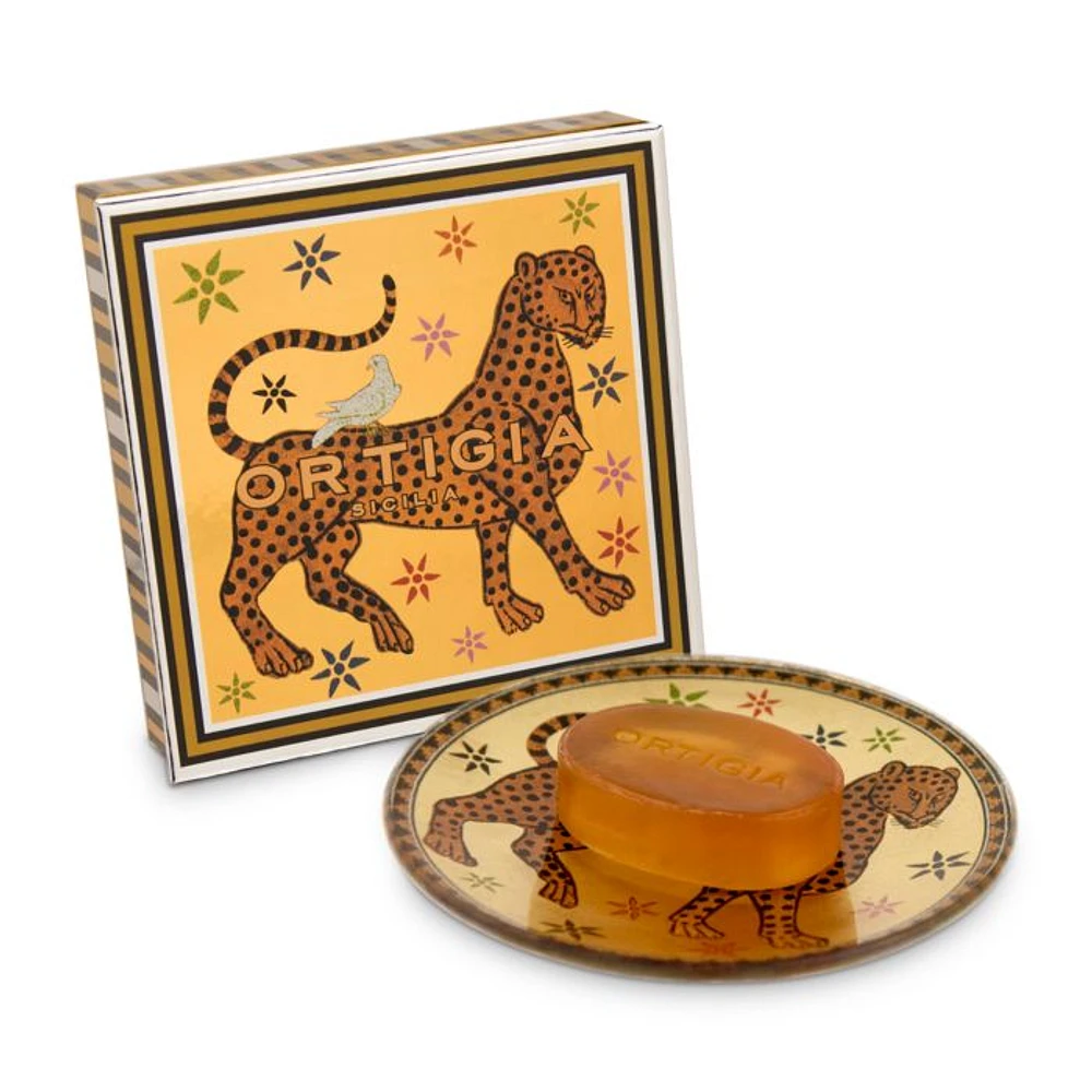 Ambra Nera Soap and Soap Dish Set