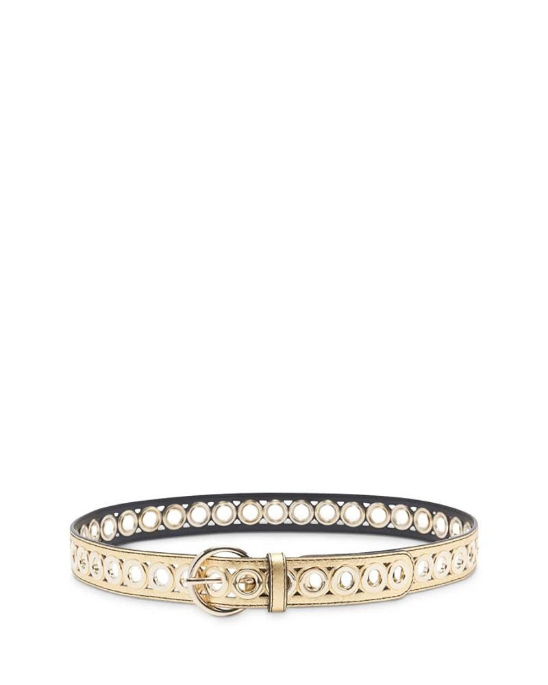 Women's Adelia Leather Grommet Belt