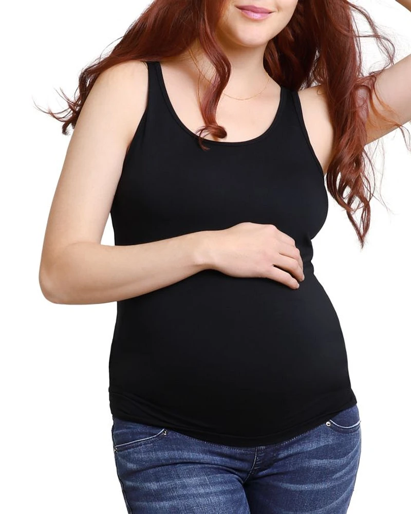 Maternity Scoop Neck Tank