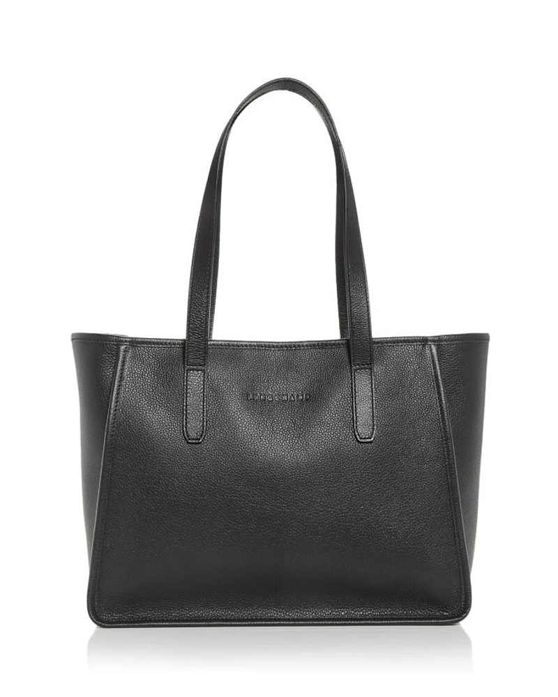 Le Foulonné Large Leather Shoulder Tote